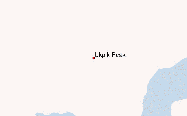 Ukpik Peak Location Map