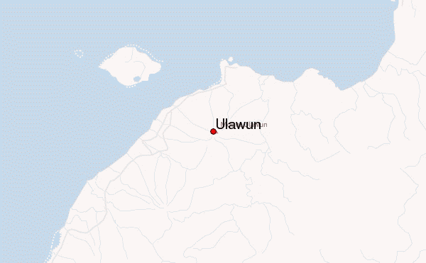 Ulawun Location Map