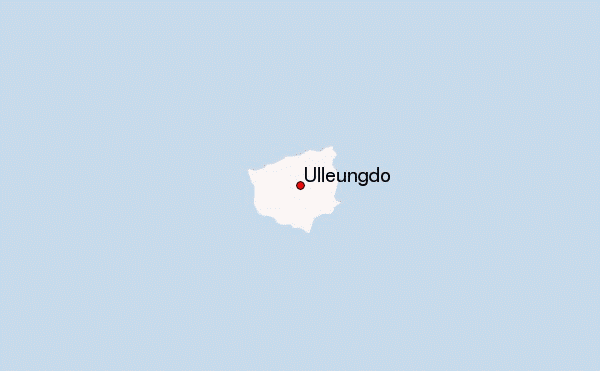 Ulleungdo Location Map