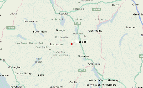 Ullscarf Location Map