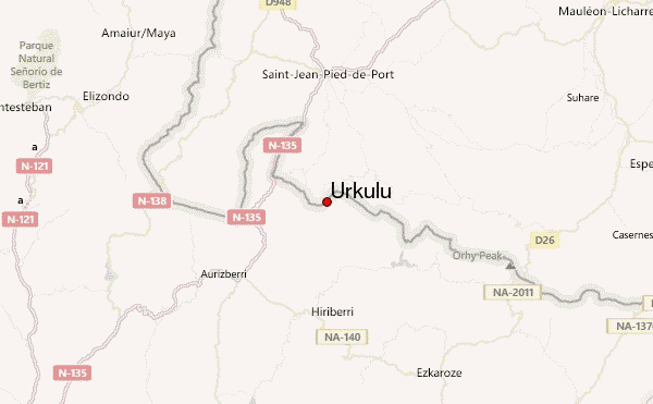 Urkulu Location Map