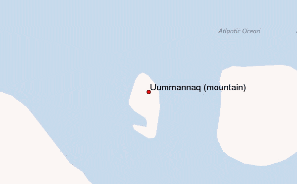 Uummannaq (mountain) Location Map