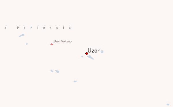 Uzon Location Map