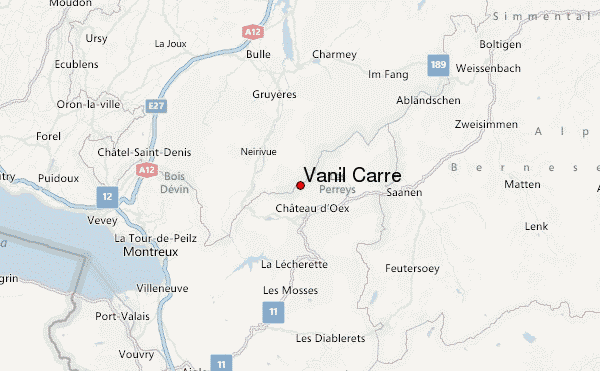 Vanil Carré Location Map