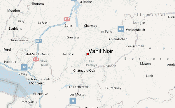 Vanil Noir Location Map