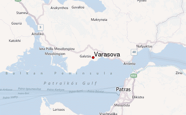 Varasova Location Map