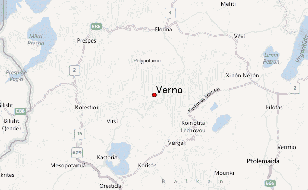 Verno Location Map