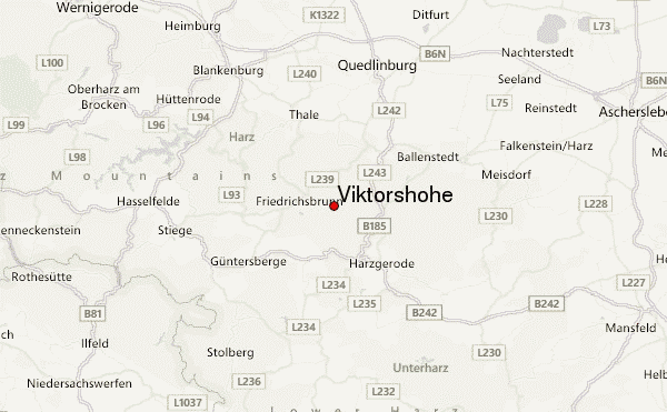 Viktorshöhe Location Map
