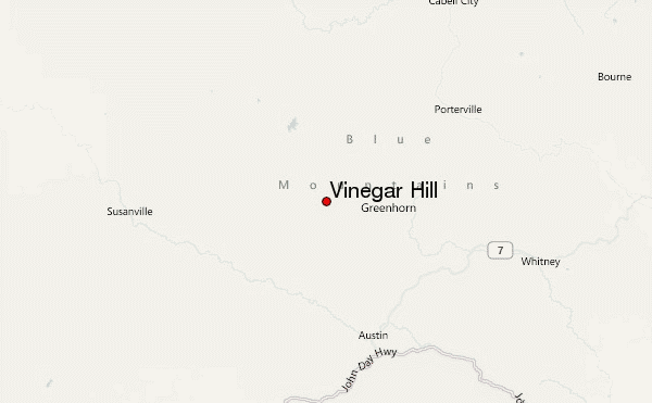 Vinegar Hill Location Map