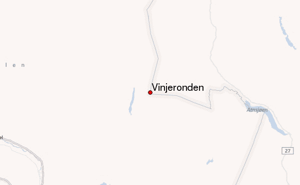 Vinjeronden Location Map