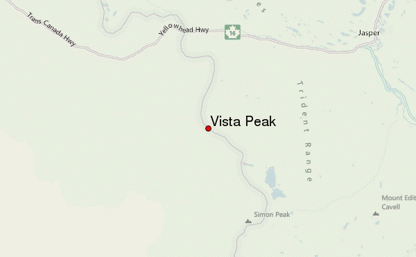 Vista Peak Location Map