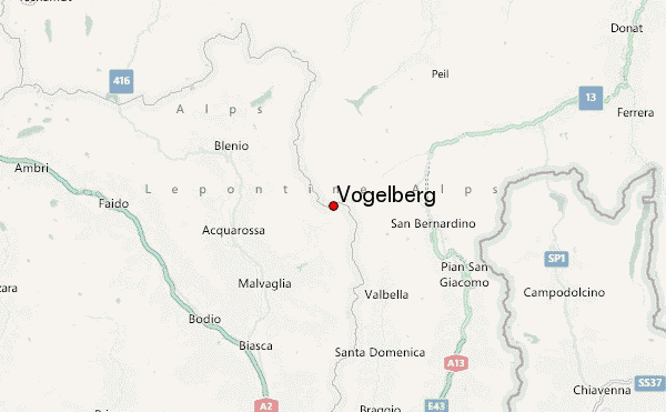 Vogelberg Location Map