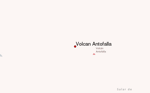 Volcan Antofalla Location Map