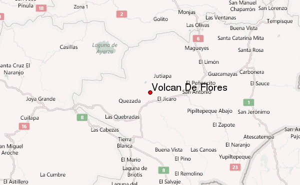 Volcan De Flores Location Map