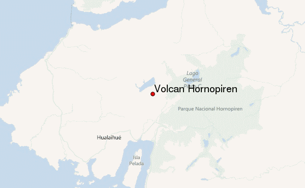 Volcan Hornopiren Location Map