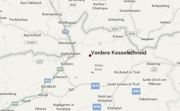Vordere Kesselschneid Location Map