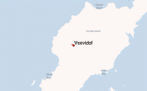 Vsevidof Location Map