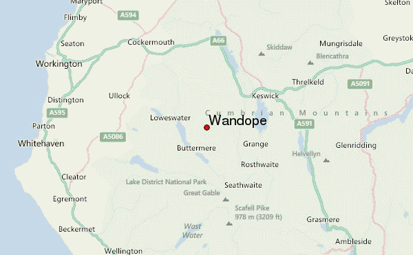 Wandope Location Map