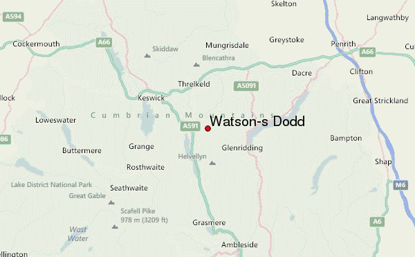 Watson's Dodd Location Map