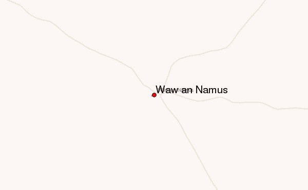 Waw an Namus Location Map