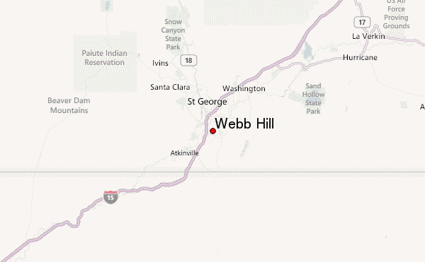 Webb Hill Location Map
