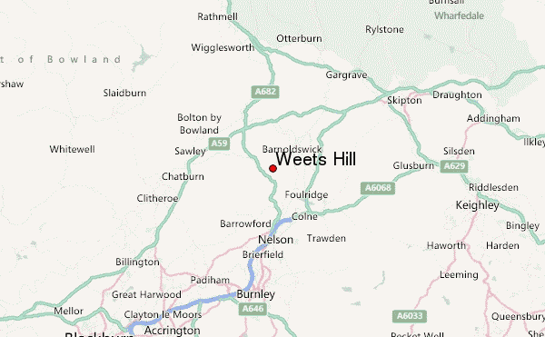 Weets Hill Location Map