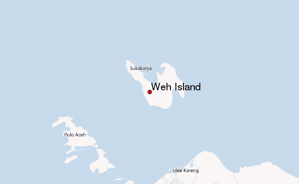 Weh Island Location Map