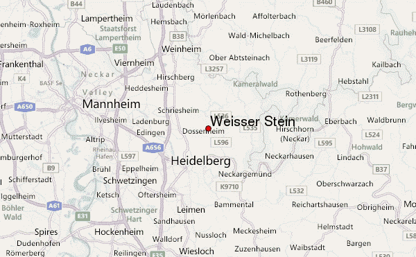 Weißer Stein Location Map
