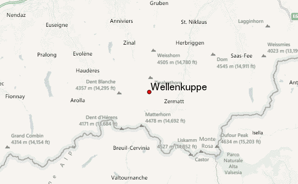 Wellenkuppe Location Map