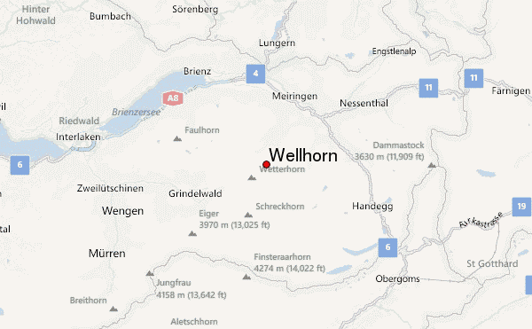 Wellhorn Location Map