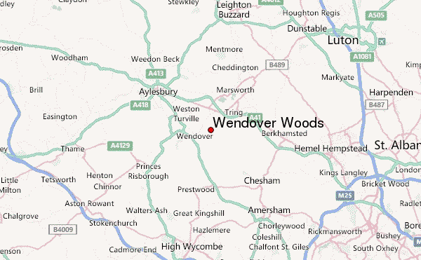 Wendover Woods Location Map