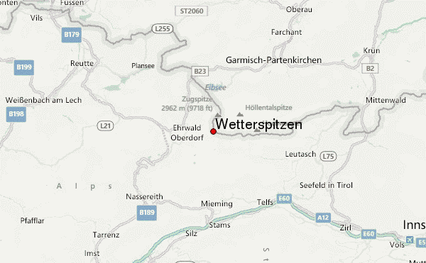 Wetterspitzen Location Map