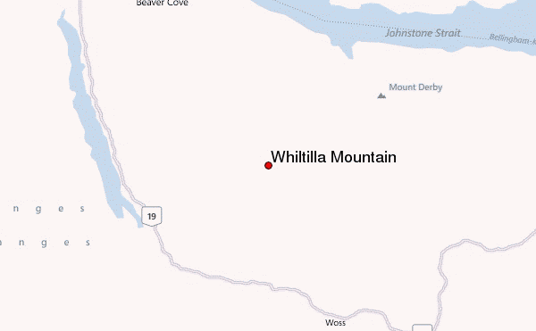 Whiltilla Mountain (Bonanza Range) Location Map