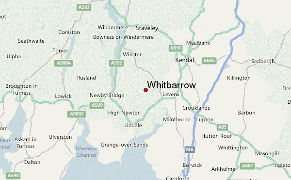 Whitbarrow Location Map