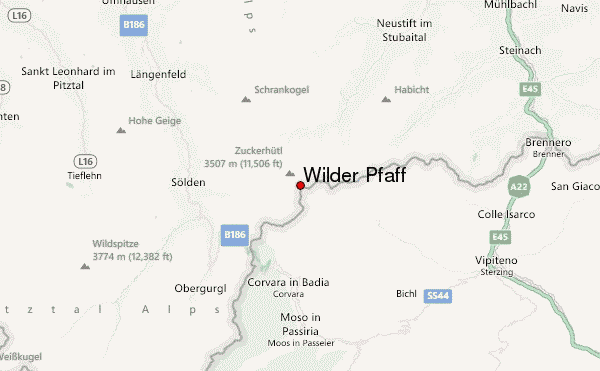 Wilder Pfaff Location Map