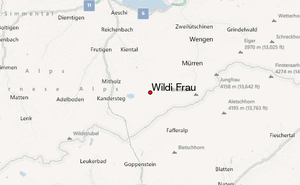 Wildi Frau Location Map
