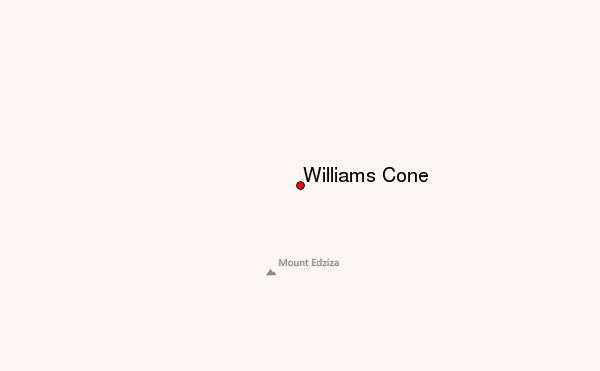 Williams Cone Location Map