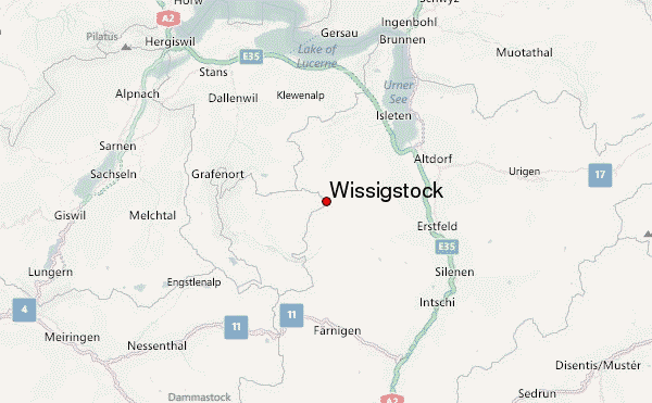 Wissigstock Location Map