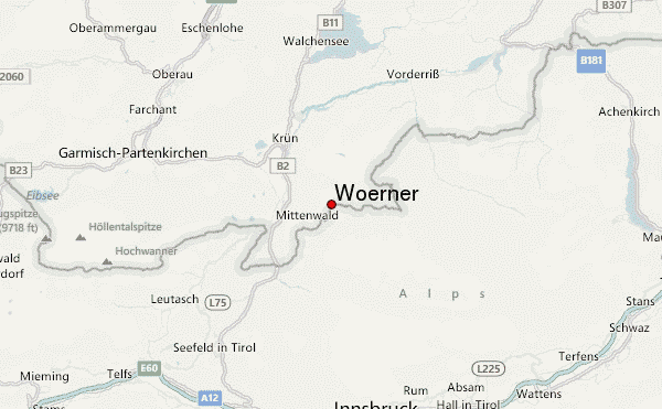 Woerner Location Map