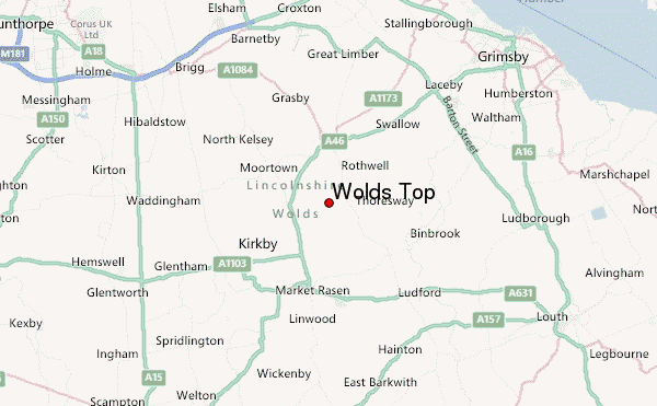 Wolds Top Location Map
