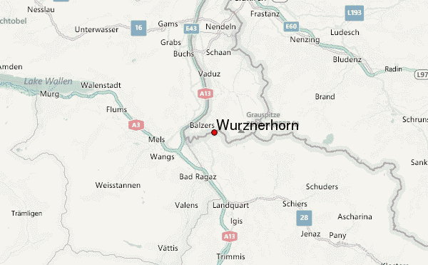 Würznerhorn Location Map