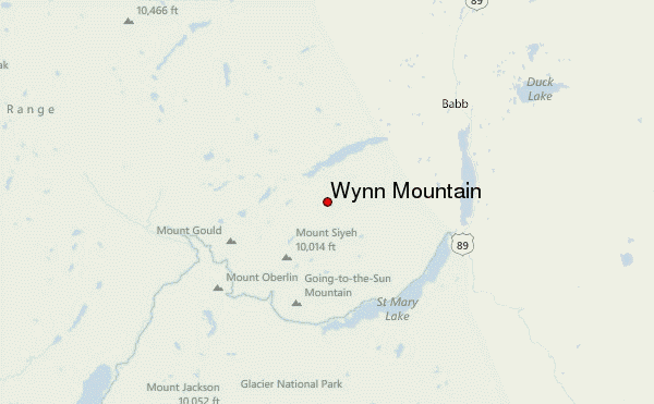 Wynn Mountain Location Map