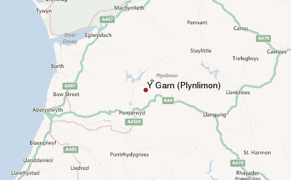 Y Garn (Plynlimon) Location Map