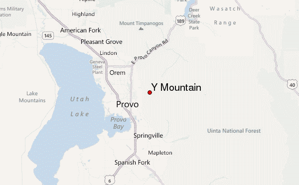 Y Mountain Location Map