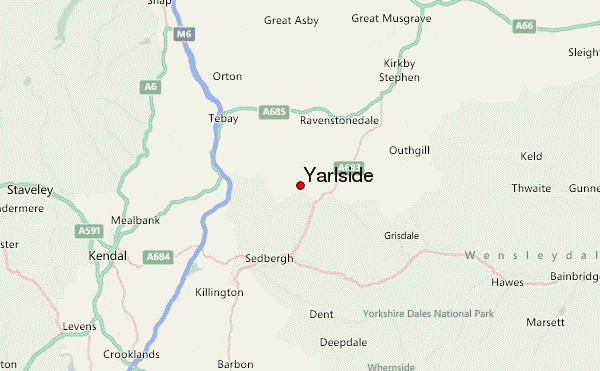 Yarlside Location Map