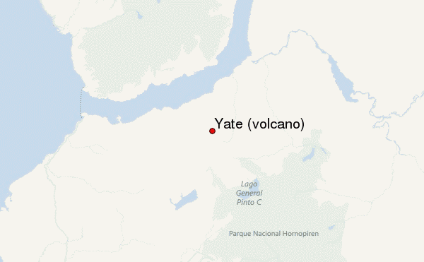 Yate (volcano) Location Map