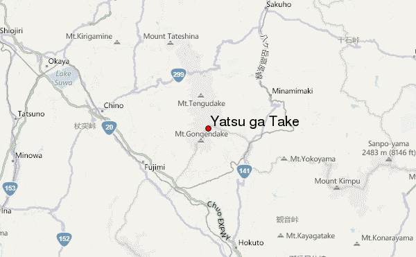 Yatsu ga Take Location Map
