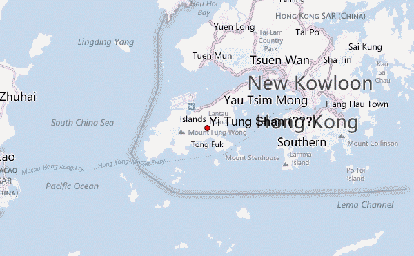 Yi Tung Shan (二東山) Location Map