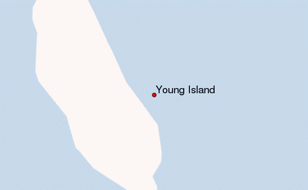 Young Island Location Map