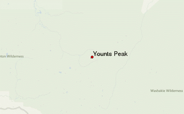 Younts Peak Location Map